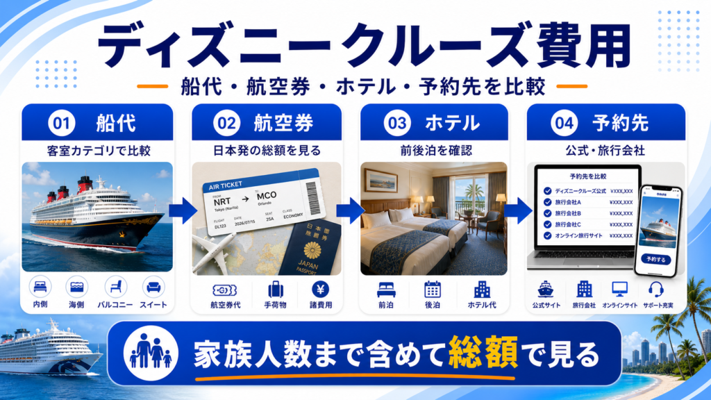 ディズニー クルーズ 費用のhero図解