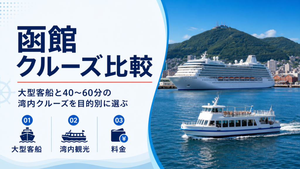 函館 クルーズのhero図解