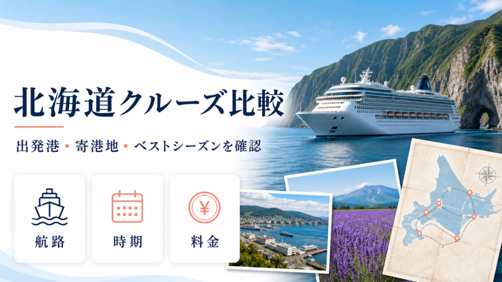 北海道 クルーズのhero図解