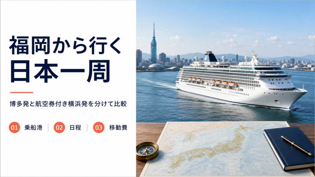 日本 一周 クルーズ 福岡 発のhero図解