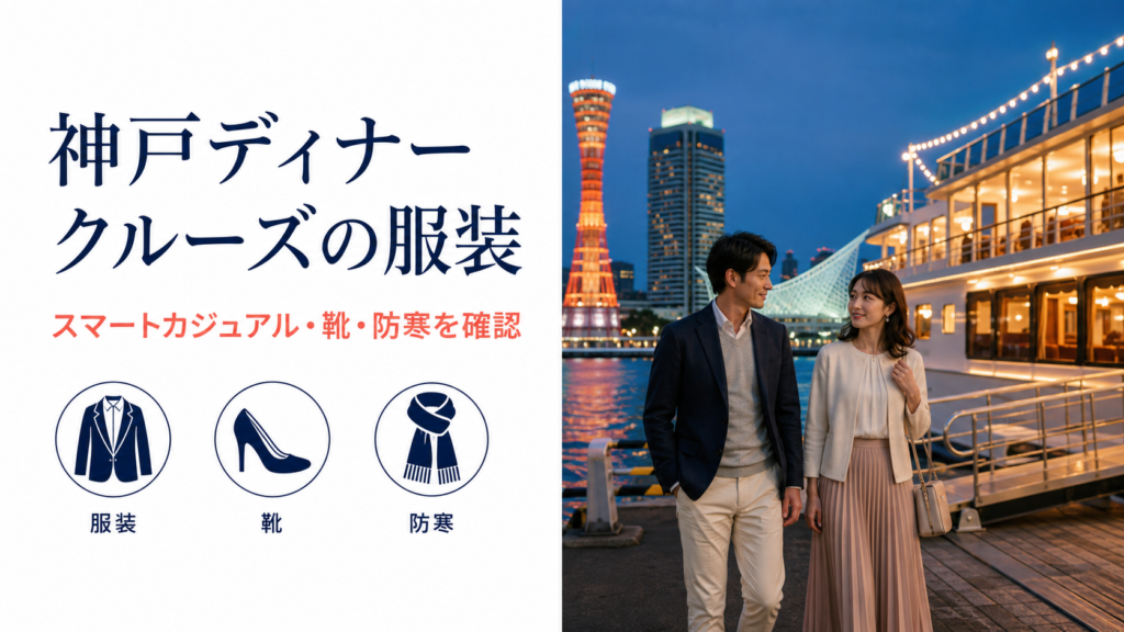 神戸 ディナー クルーズ 服装のhero図解