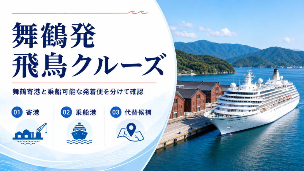 舞鶴発 飛鳥 クルーズ比較のhero図解