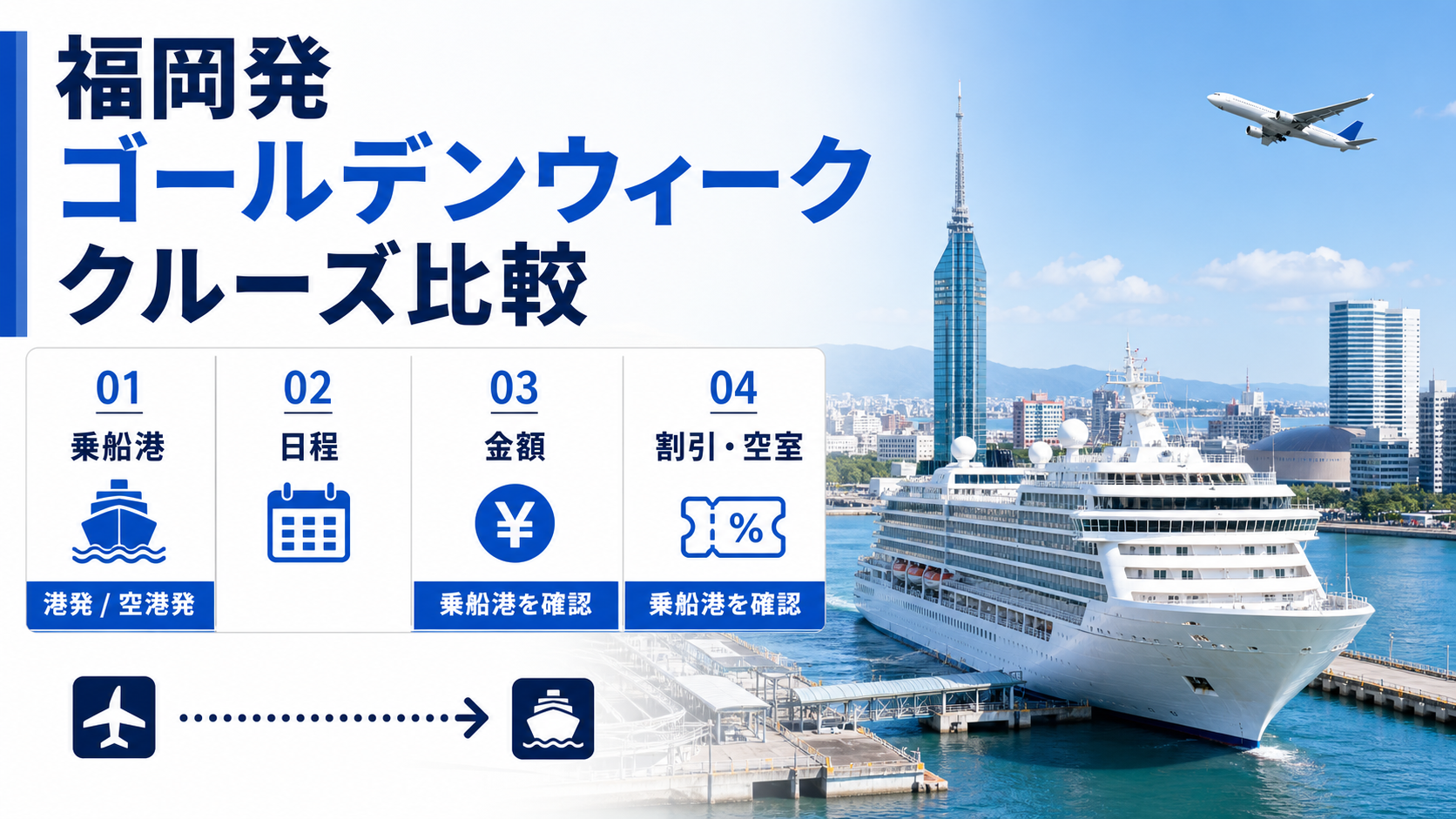 福岡発ゴールデンウィーククルーズはある?2027年の日程・料金・乗船港